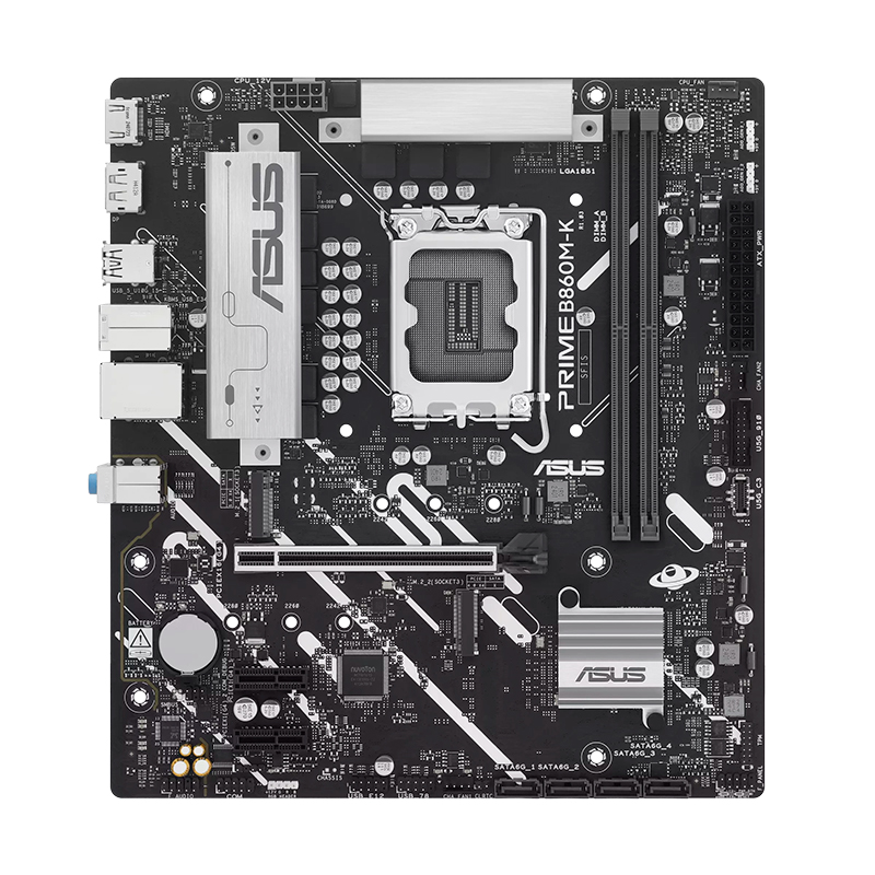 Placa madre ASUS Prime B860M-K · LGA 1851 · DDR5 · Micro ATX