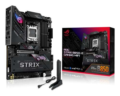 Placa madre ASUS ROG Strix B850-E Gaming WiFi · AM5 · DDR5 · ATX