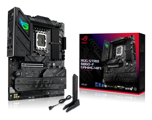 Placa madre ASUS ROG Strix B860-F Gaming WiFi · LGA 1851 · DDR5 · ATX