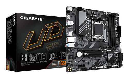 Placa madre Gigabyte B650M D3HP · AM5 · DDR5 · Micro ATX