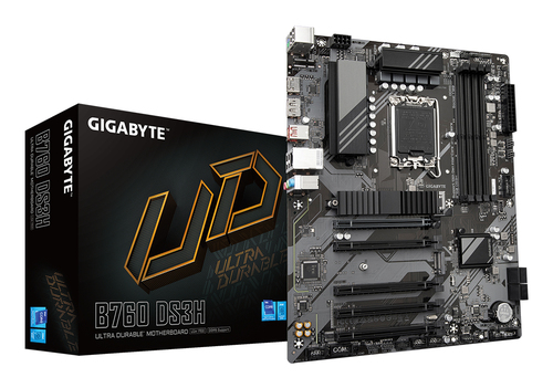 Placa madre Gigabyte B760 DS3H · LGA1700 · DDR5 · ATX