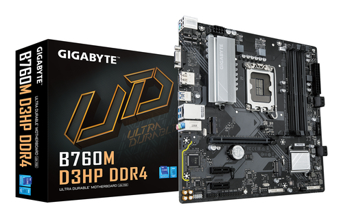 Placa madre Gigabyte B760M D3HP DDR4 · LGA1700 · Micro ATX
