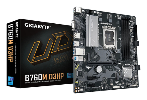 Placa madre Gigabyte B760M D3HP · LGA1700 · DDR5 · Micro ATX