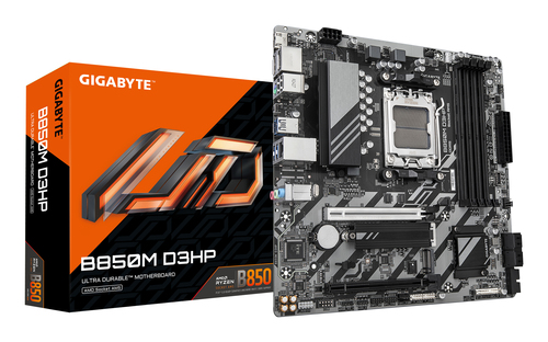 Placa madre Gigabyte B850M D3HP · AM5 · DDR5 · Micro ATX