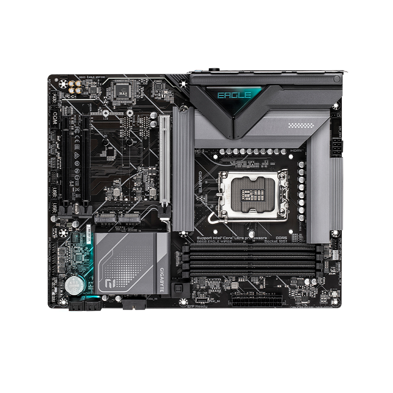 Placa madre Gigabyte B860 Eagle WiFi 6E · LGA 1851 · DDR5 · ATX