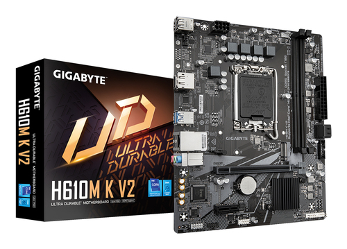 Placa madre Gigabyte H610M K V2 · LGA1700 · DDR5 · Micro ATX