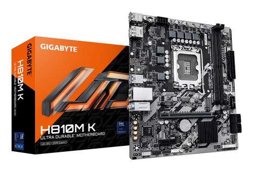 Placa madre Gigabyte H810M K · LGA 1851 · DDR5 · Micro ATX