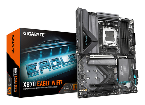 Placa madre Gigabyte X870 Eagle WiFi 7 · AM5 · DDR5 · ATX