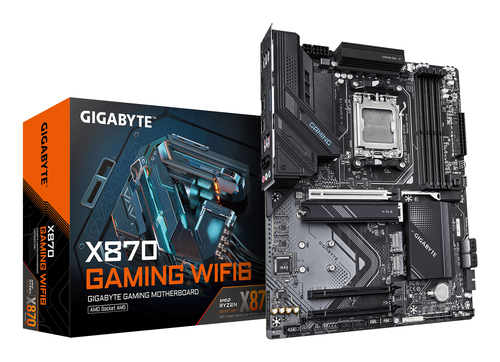 Placa madre Gigabyte X870 Gaming WiFi 6 · AM5 · DDR5 · ATX