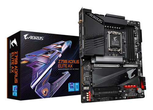 Placa madre Gigabyte Z790 Aorus Elite AX · LGA1700 · DDR5 · ATX
