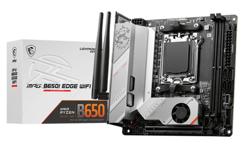 Placa madre MSI MPG B650I Edge WiFi · AM5 · DDR5 · Mini-ITX