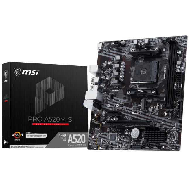 Placa madre MSI PRO A520M-S · DDR4