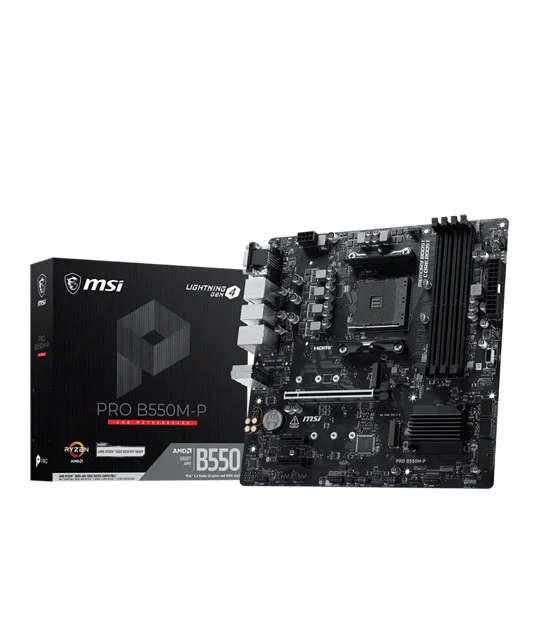Placa madre MSI PRO B550M-P · AM4 · DDR4