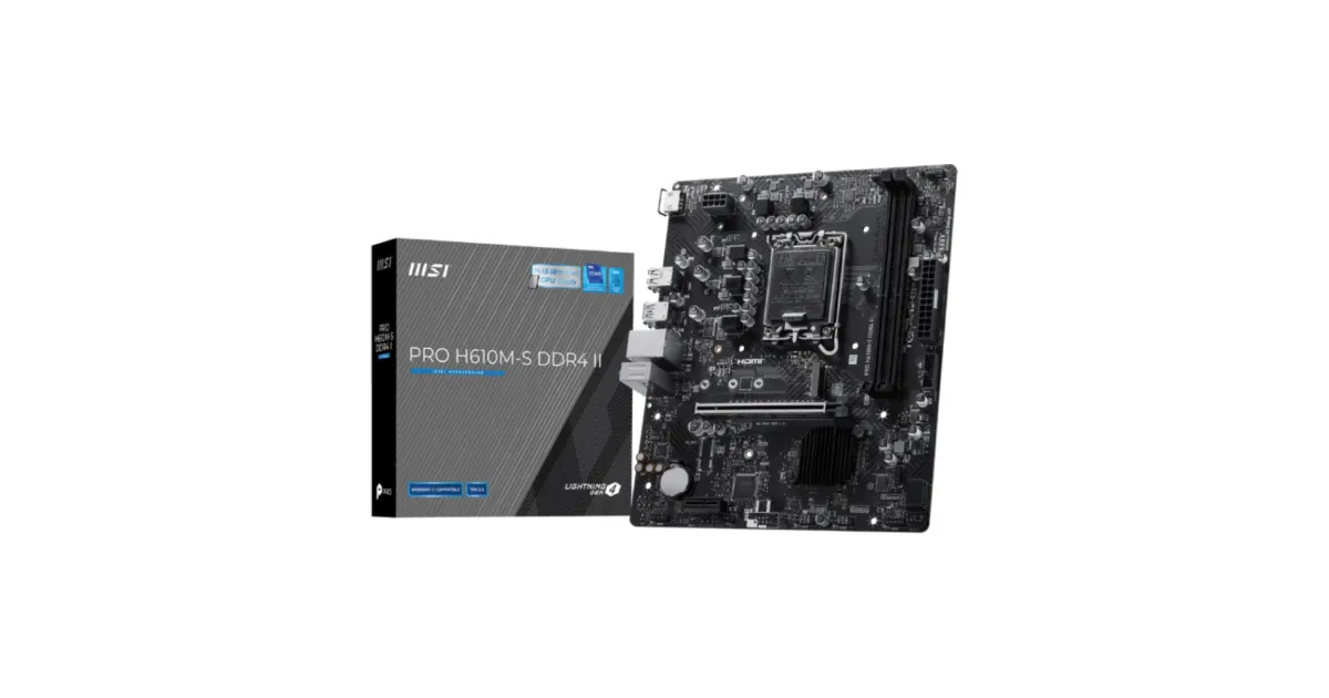 Placa madre MSI PRO H610M-S DDR4 II