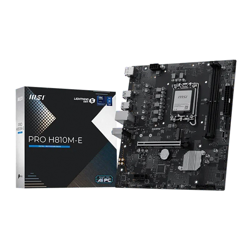 Placa madre MSI PRO H810M-E · LGA 1851 · DDR5 · mATX