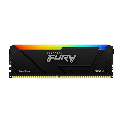 Memoria RAM Kingston Fury Beast RGB · 16 GB · DDR4 3600 MT/s · negro