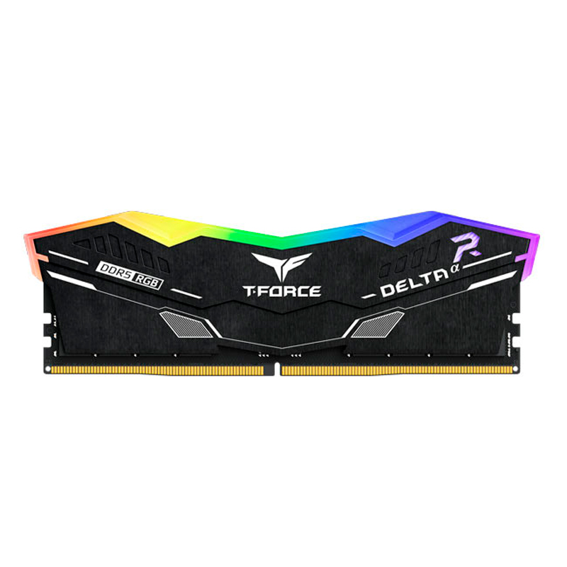 Memoria RAM TeamGroup T-Force Delta RGB negra · 16 GB DDR5 · 6000 MHz · CL38