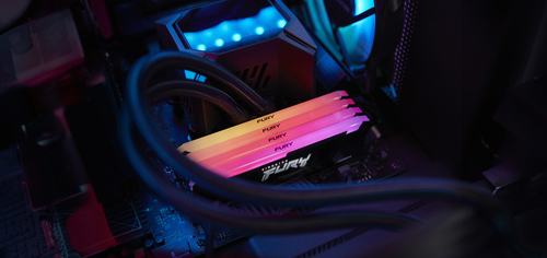 Memoria RAM Kingston Fury Beast RGB · 32 GB · DDR4 3200 MT/s · CL16