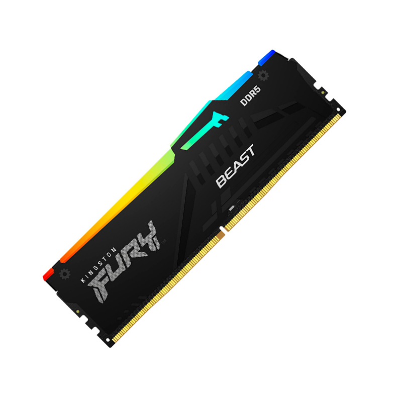 Memoria RAM Kingston Fury Beast RGB · 32 GB · DDR5 6000 MT/s · CL36