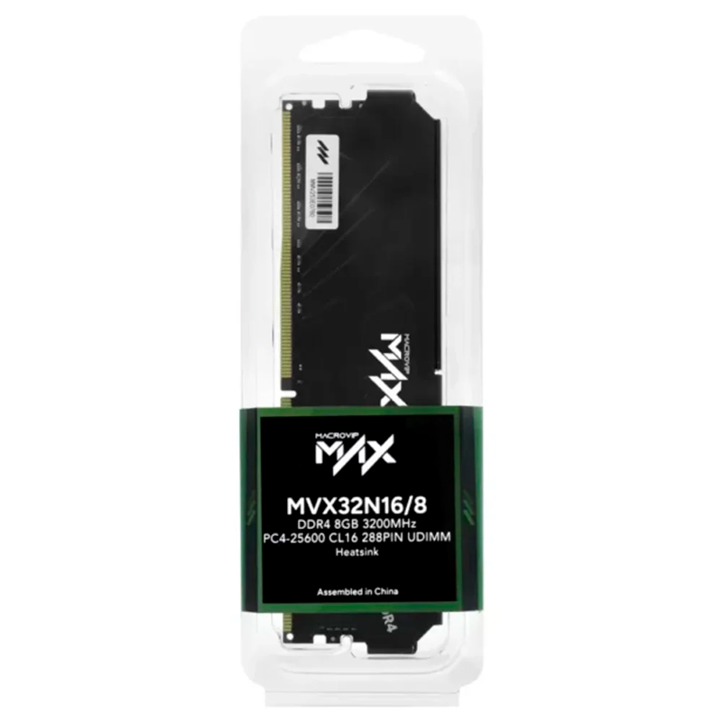 Memoria RAM Macrovip Max · 8 GB · DDR4 3200 MHz · CL16