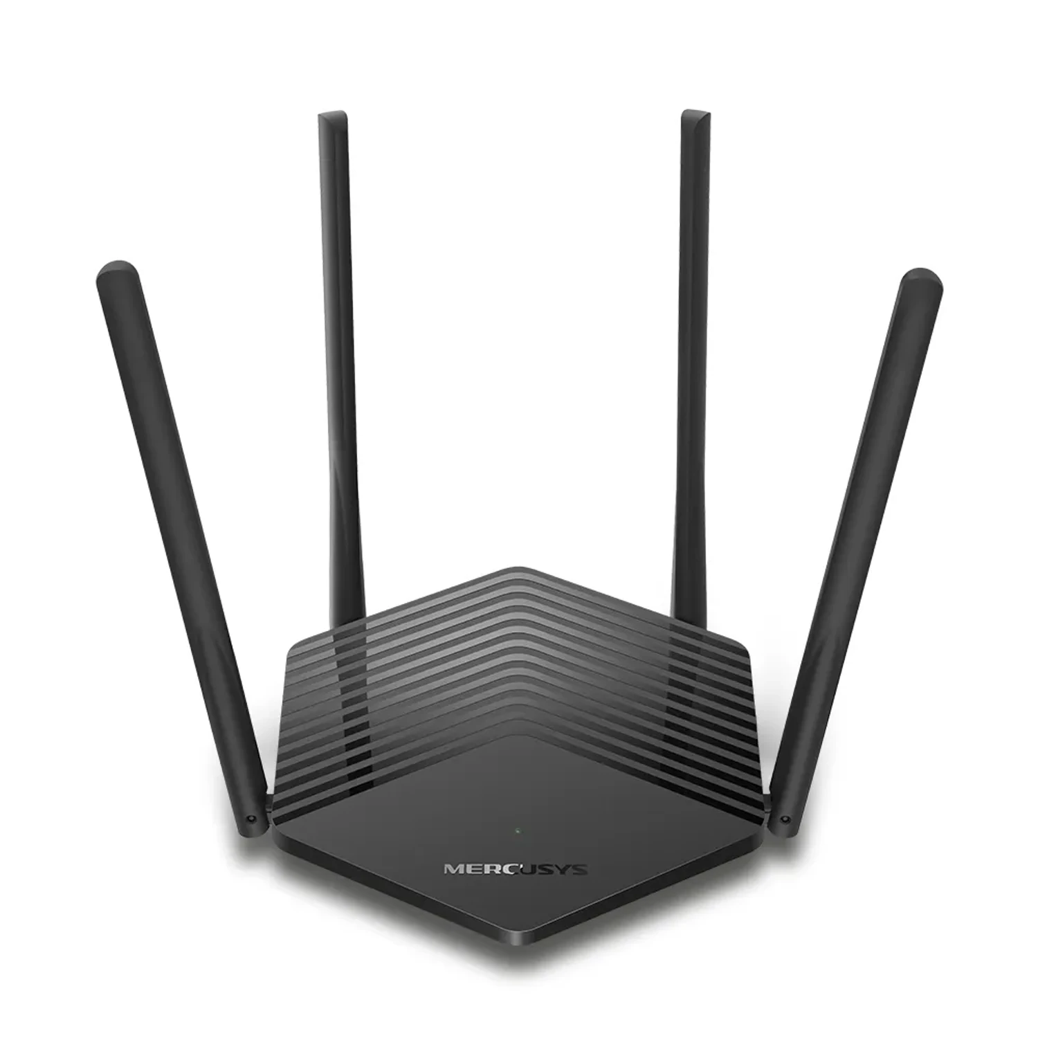 Mercusys Router WiFi 6 AX1500 Dual Band, 300 Mbps en 2.4 GHz y 1201 Mbps en 5 GHz, 4 antenas, puertos Gigabit, OFDMA, MU-MIMO.