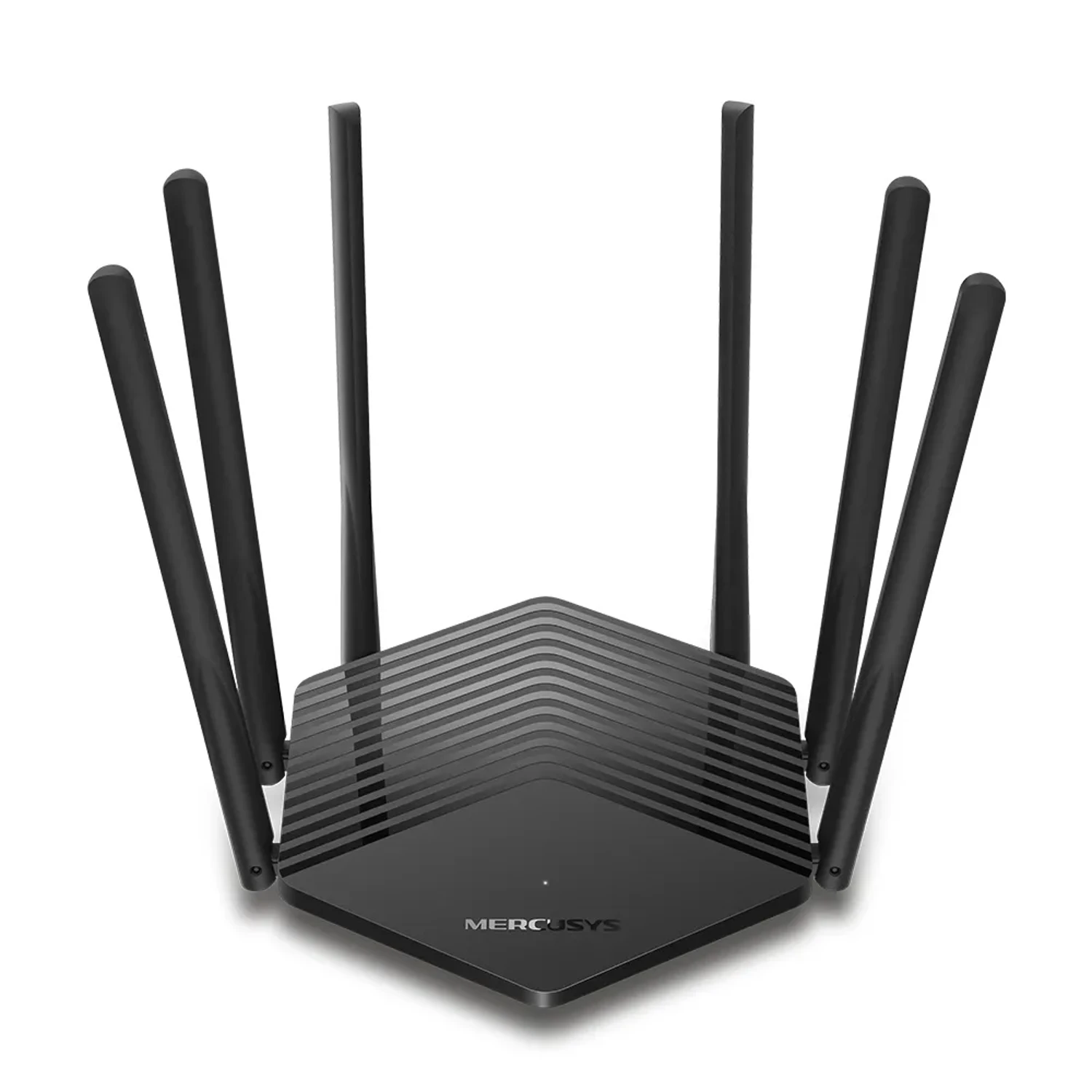 Mercusys Router WiFi AC1900 Dual Band, 600 Mbps en 2.4 GHz y 1300 Mbps en 5 GHz, 6 antenas, puertos Gigabit, Beamforming.