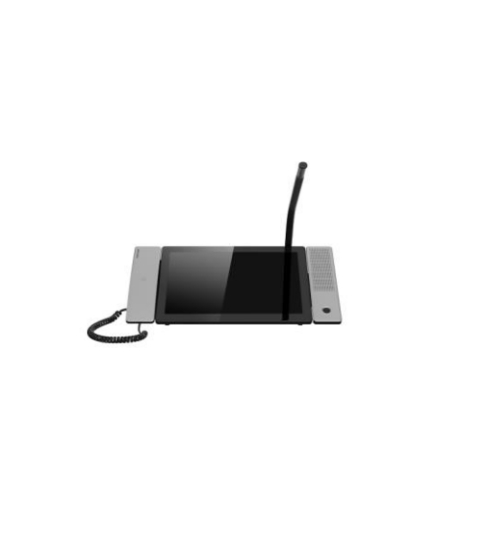 Micrófono IP con base y pantalla táctil 10" Hikvision DS-QAZ1MP10G1
