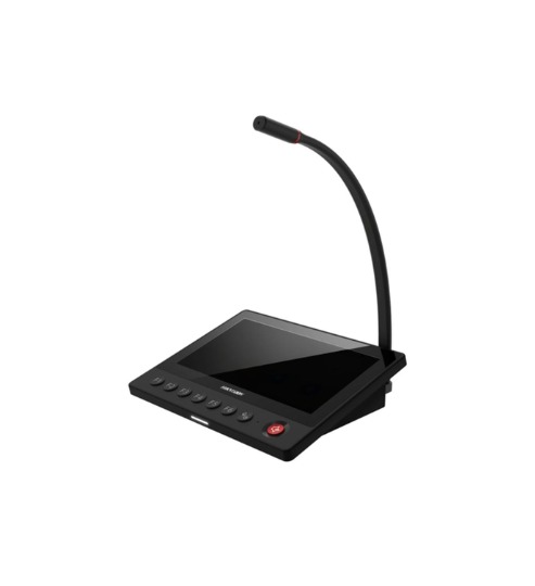 Micrófono IP con base y pantalla táctil 7" Hikvision DS-QAZ1MP7G1