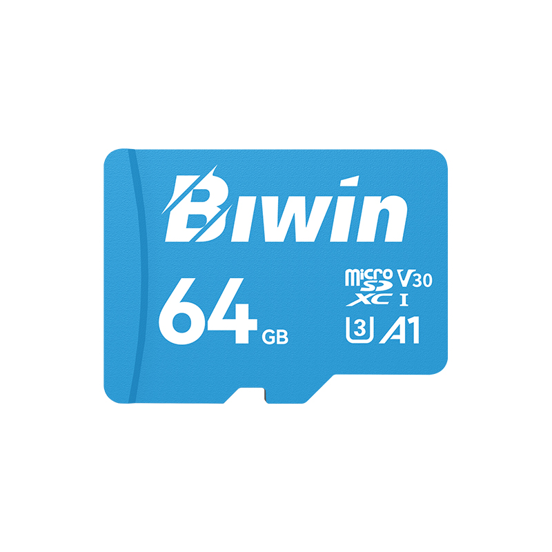 Tarjeta microSD Biwin MS100 · 64 GB · UHS-I · U3 · V30