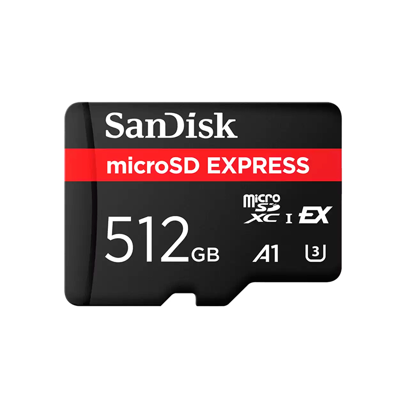 Tarjeta microSD Express SanDisk · 512 GB · PCIe Gen 3