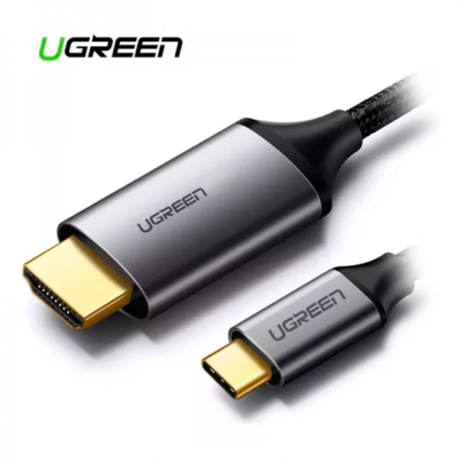 MM142 - CABLE HDMI 1.5 MTS- CONEXION USB C - LADO ALUMINIO (EXTREMOS)