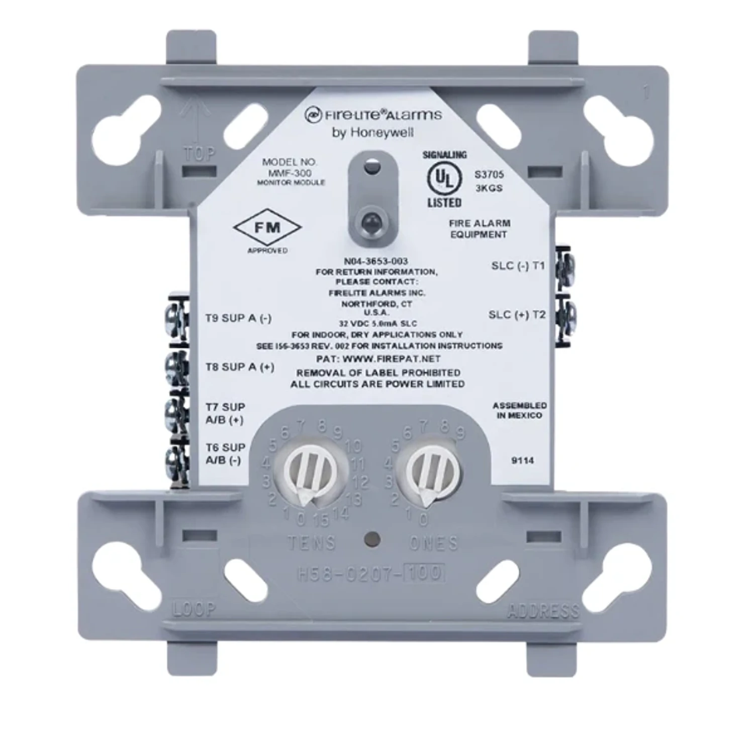 MODULO MONITOR DIRECCIONABLE FIRELITE COMPATIBLE CON PANELES ES-50XI, ES.200XI Y ES-1000XI