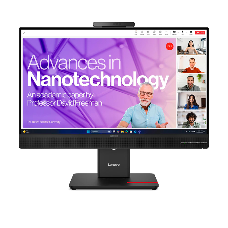 Monitor Lenovo ThinkVision T24-4v 23.8" · Full HD IPS · Cámara web y micrófono