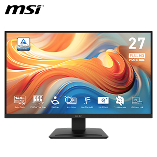 Monitor MSI PRO MP273L E14 27" · Full HD IPS · 144 Hz · HDMI y VGA