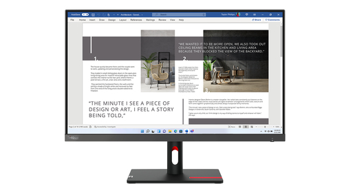 Monitor Lenovo ThinkVision S27i-30 27" · Full HD IPS · 100 Hz · 4 ms