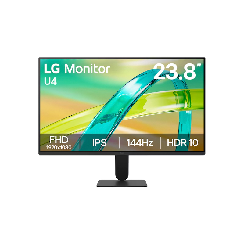 Monitor LG U4 24U411B-B 23.8" · Full HD IPS · 144 Hz · 1 ms