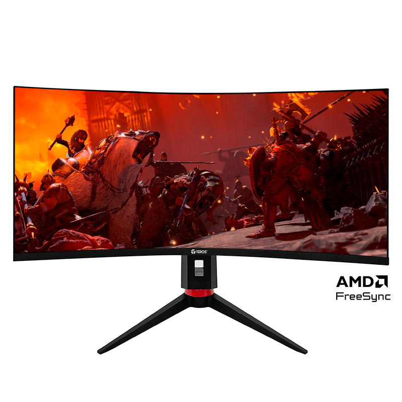 Monitor gamer curvo Teros TE-3410G 34" · UWQHD VA · 165 Hz · 1 ms