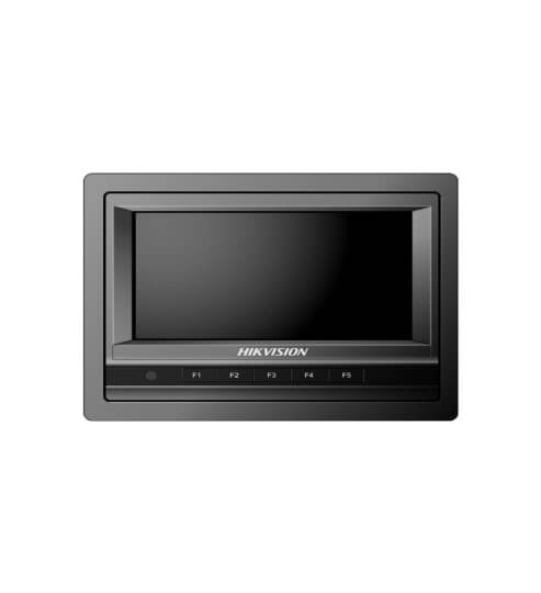 Monitor LCD táctil Hikvision DS-MP1301 7" · Con soporte