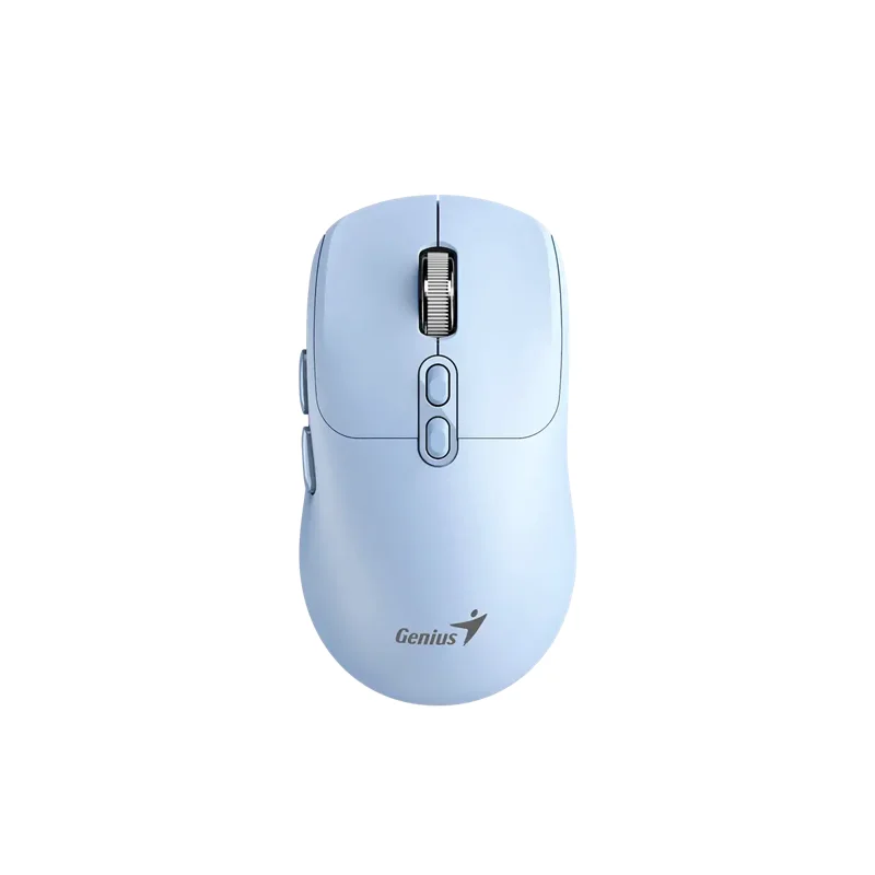 Mouse Genius dual inalámbrico/Bluetooth NX-8080S Bluetooth AI Copilot 7-BOT silencioso · Azul