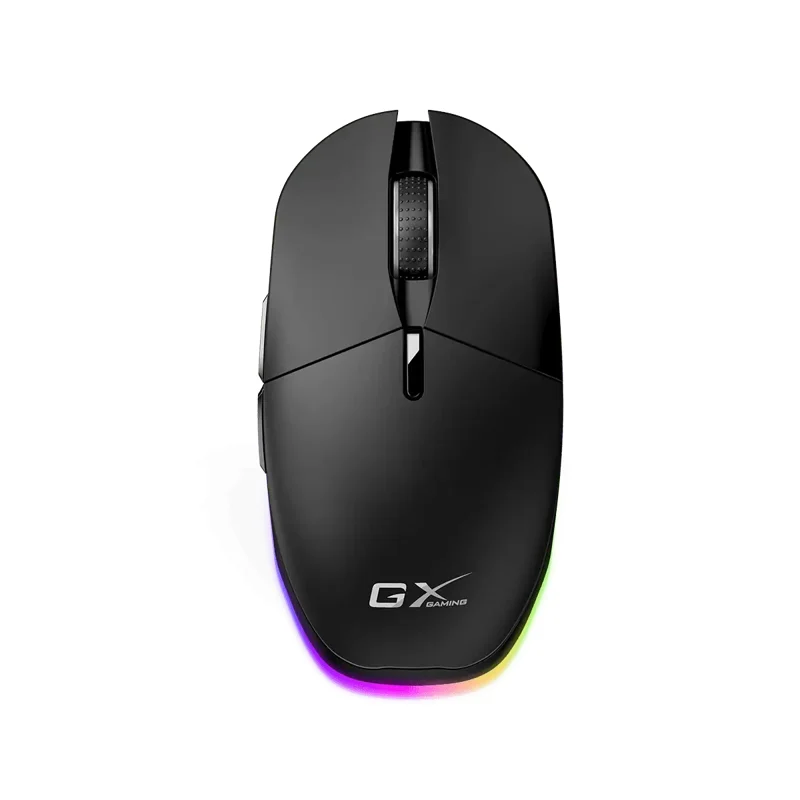 Mouse Genius GX recargable dual inalámbrico/Bluetooth Scorpion M8250 AI Copilot 3200 DPI 6-BOT RGB · Negro