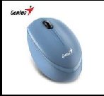 Mouse Genius inalámbrico NX-7009 Blueeye ergonómico · Azul gris