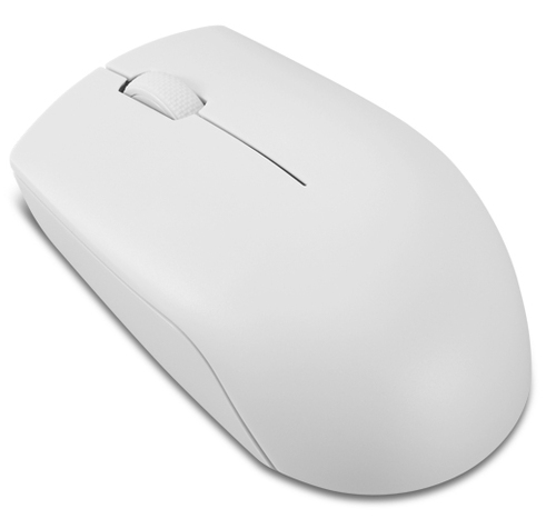 Mouse inalámbrico compacto Lenovo 300 · 2.4 GHz · Gris nube
