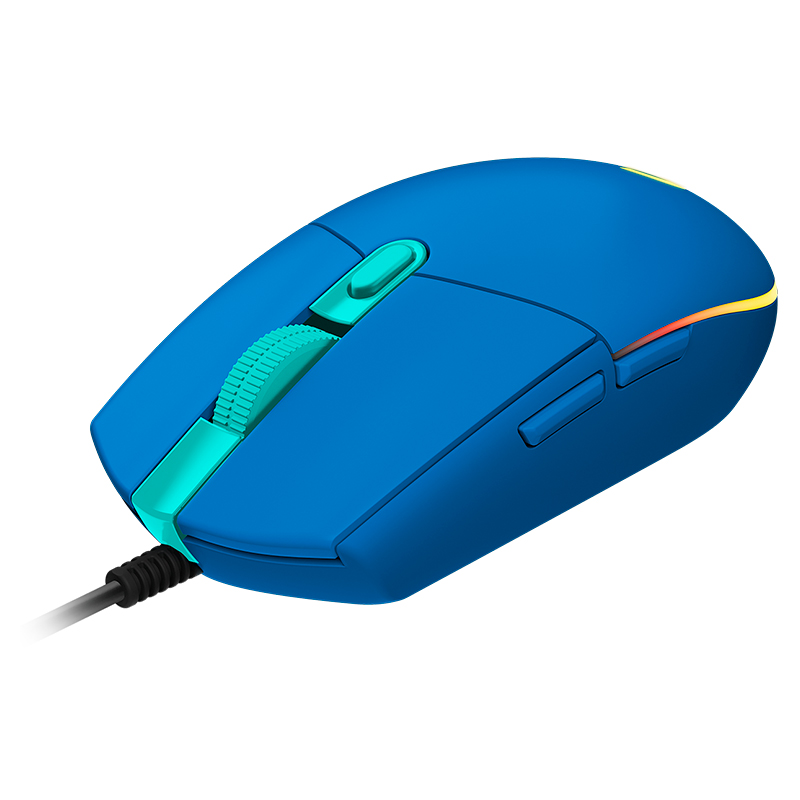 Mouse gamer Logitech G203 Lightsync · RGB · Azul