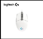 Mouse Logitech G203 Lightsync óptico 8000 DPI RGB · Blanco