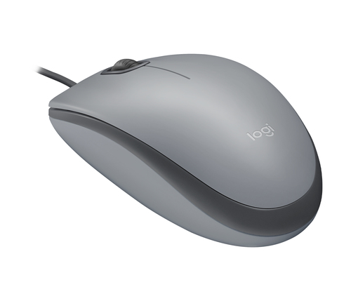 Mouse Logitech M110 silencioso óptico USB · Plateado