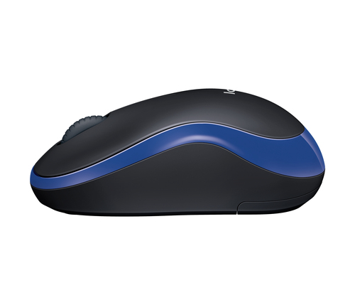 Mouse Logitech M185 inalámbrico · Azul