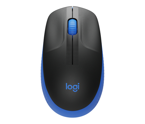 Mouse Logitech M190 inalámbrico tamaño completo · Azul