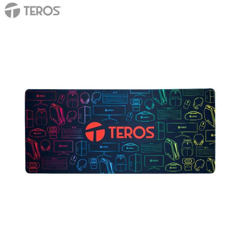 Mouse pad gamer Teros TE-3023G · 90 x 40 cm · Diseño impreso