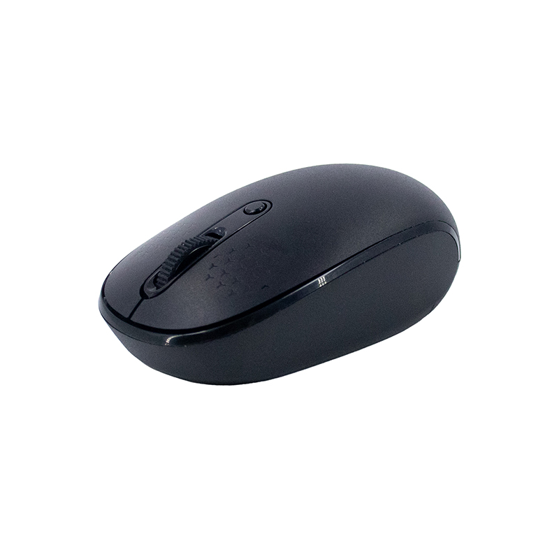 Mouse inalámbrico Teros TE-1237S · 1600 DPI · 2.4 GHz y Bluetooth · Negro