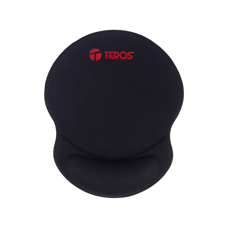 Mouse pad con reposamuñeca de gel Teros TE-3015S · Negro